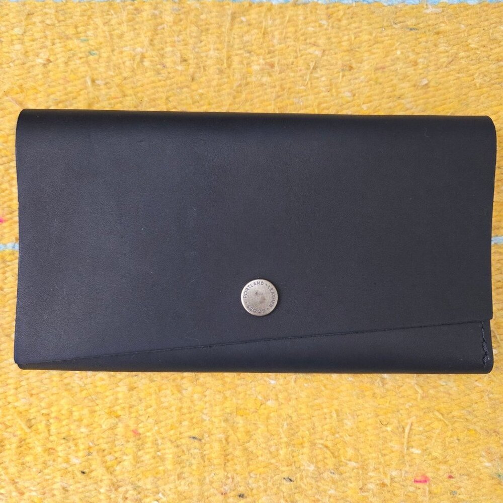 Portland Leather Rancher Wallet in Black
